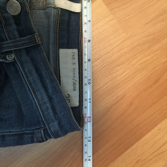 rag and bone distressed zipper capri jeans 25 - Picture 7 of 10